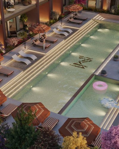 Almaan 101 JVC Project Pool Top View