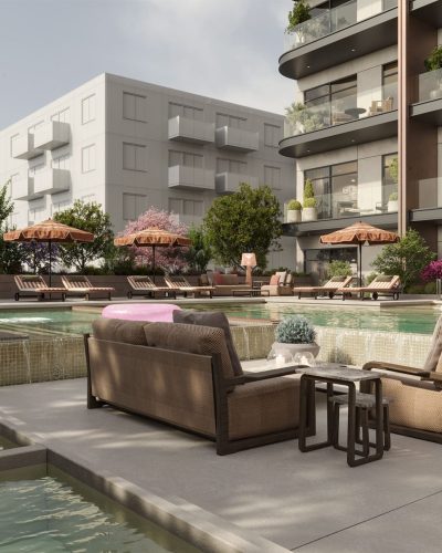 Almaan 101 JVC Project Pool Side View